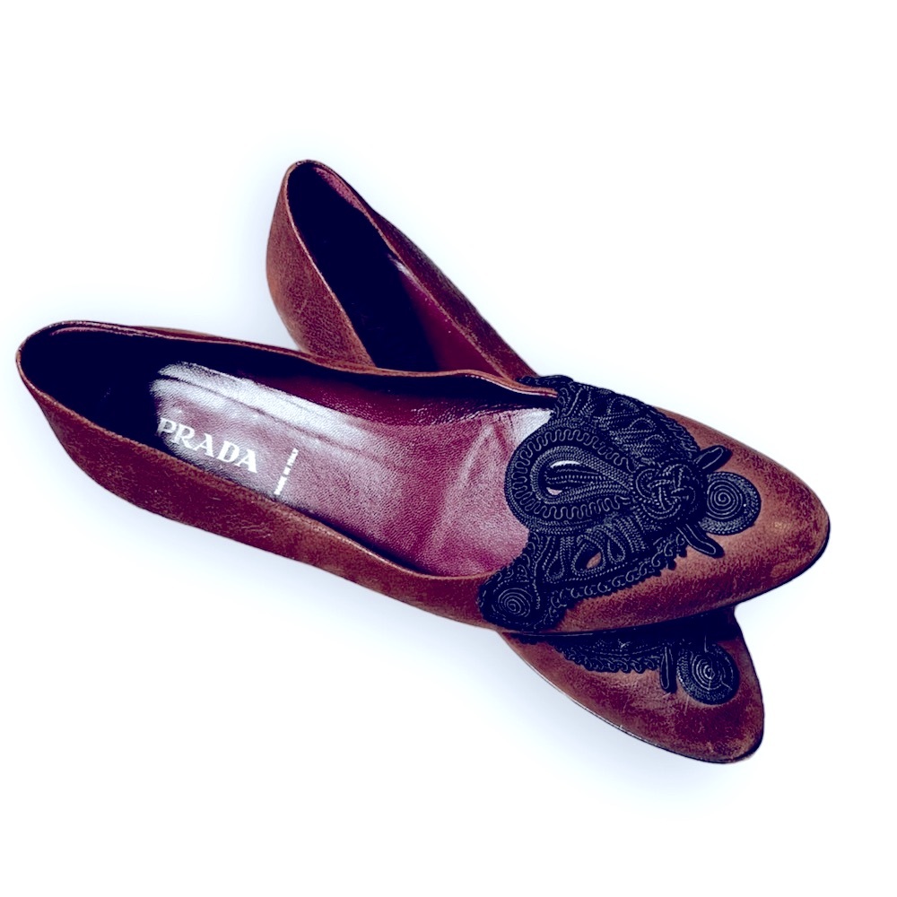 Prada flats size 8